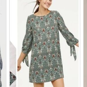 H & M Morris & Co art nouveau shift dress sz 8 Mother’s Day